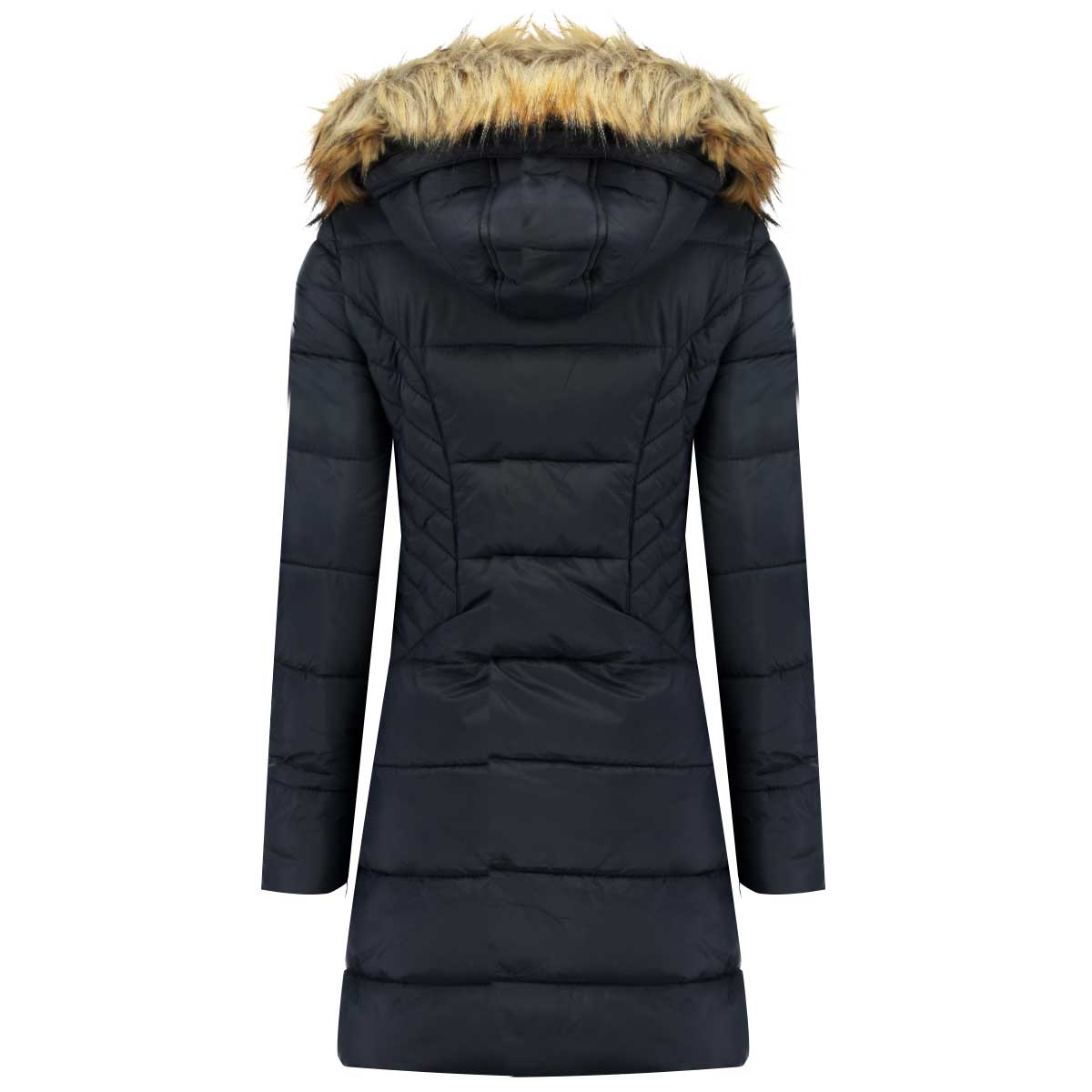 Canadian Peak Akapeak Lady - Parka Longue Epaisse Chaude Femme Automne Hiver - Manteau Fin Capuche Fausse Fourure - Blouson Coupe Vent