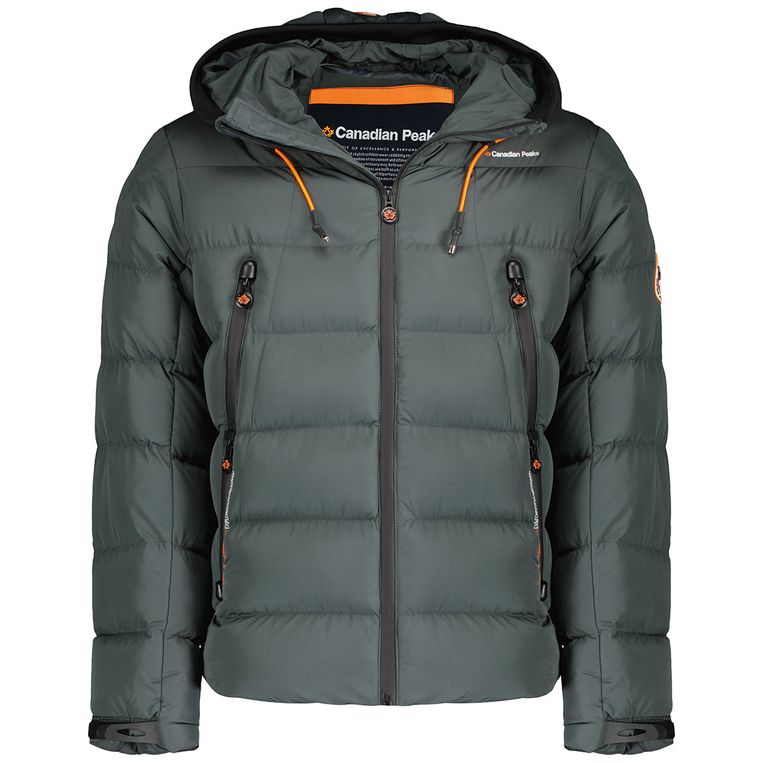 Doudoune Homme Canadian Peak Ardent Chaude Matelassée GRIS FONCE
