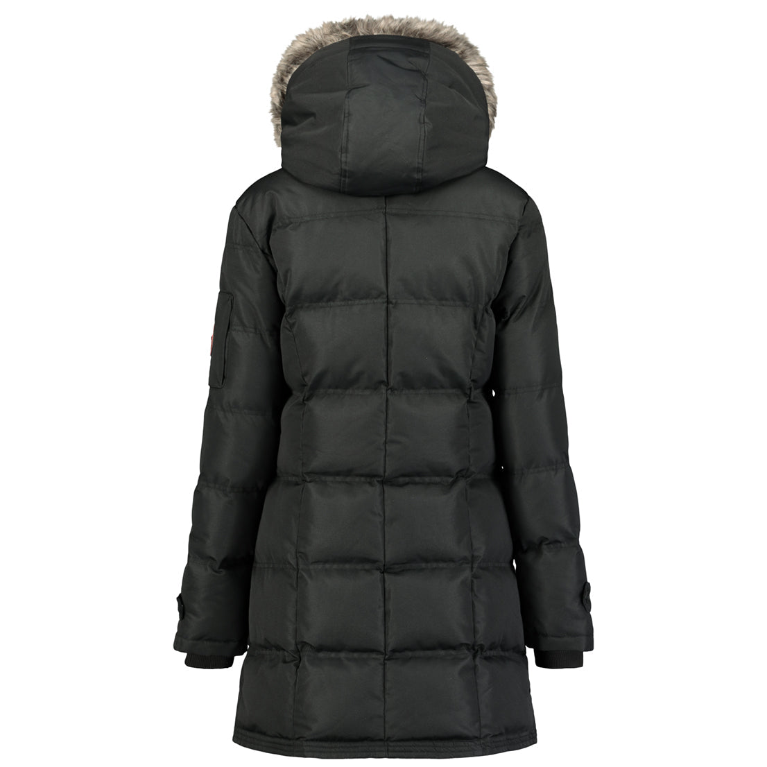 Canadian Peak Axelus Lady - Parka Longue Epaisse Chaude Femme Automne Hiver - Manteau Fin Capuche Fausse Fourure - Blouson Coupe Vent