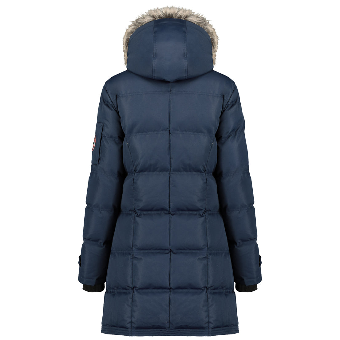 Canadian Peak Axelus Lady - Parka Longue Epaisse Chaude Femme Automne Hiver - Manteau Fin Capuche Fausse Fourure - Blouson Coupe Vent