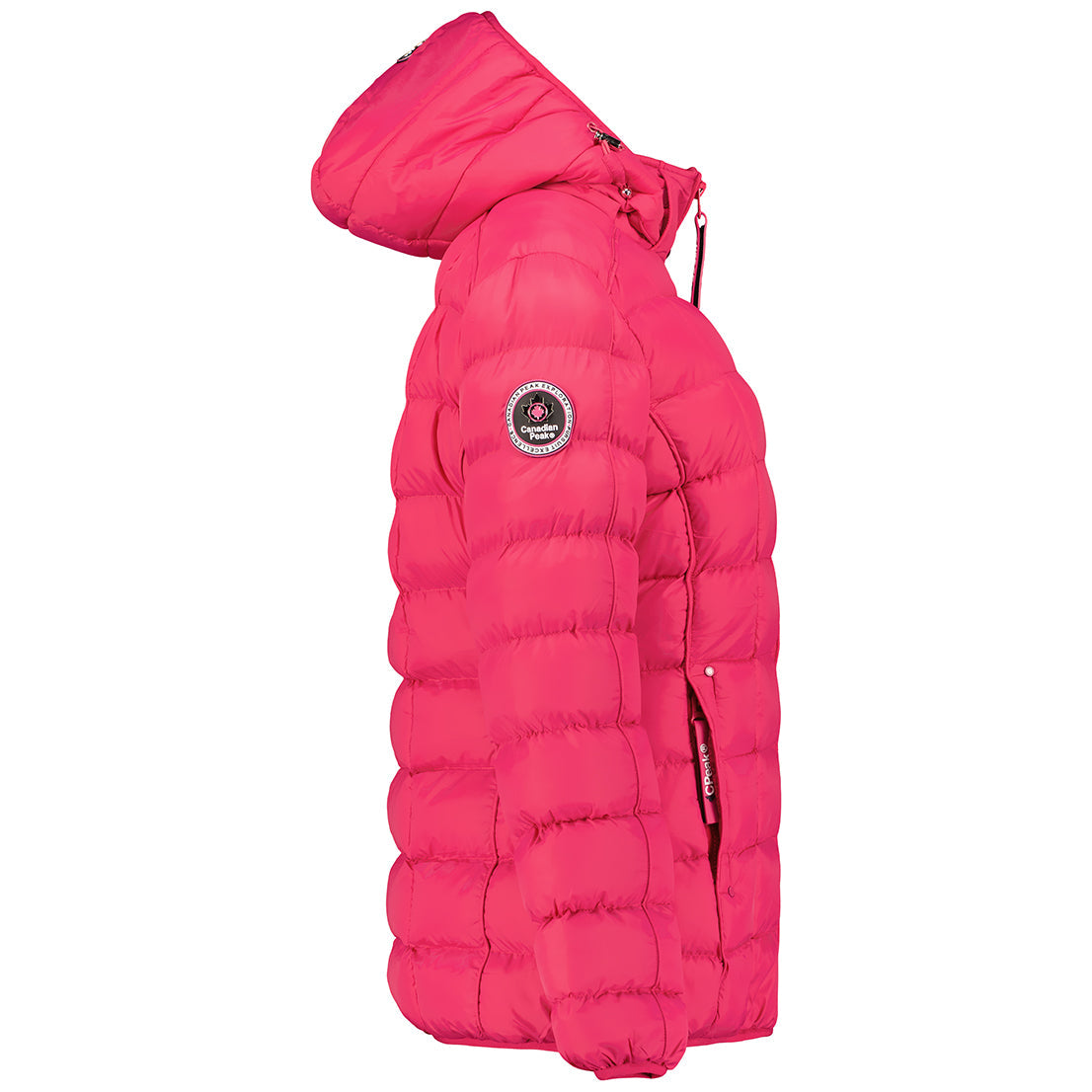 Canadian Peak Bambolineak Lady - Parka Longue Epaisse Chaude Femme Automne Hiver - Manteau Fin Capuche Fausse Fourure - Blouson Coupe Vent