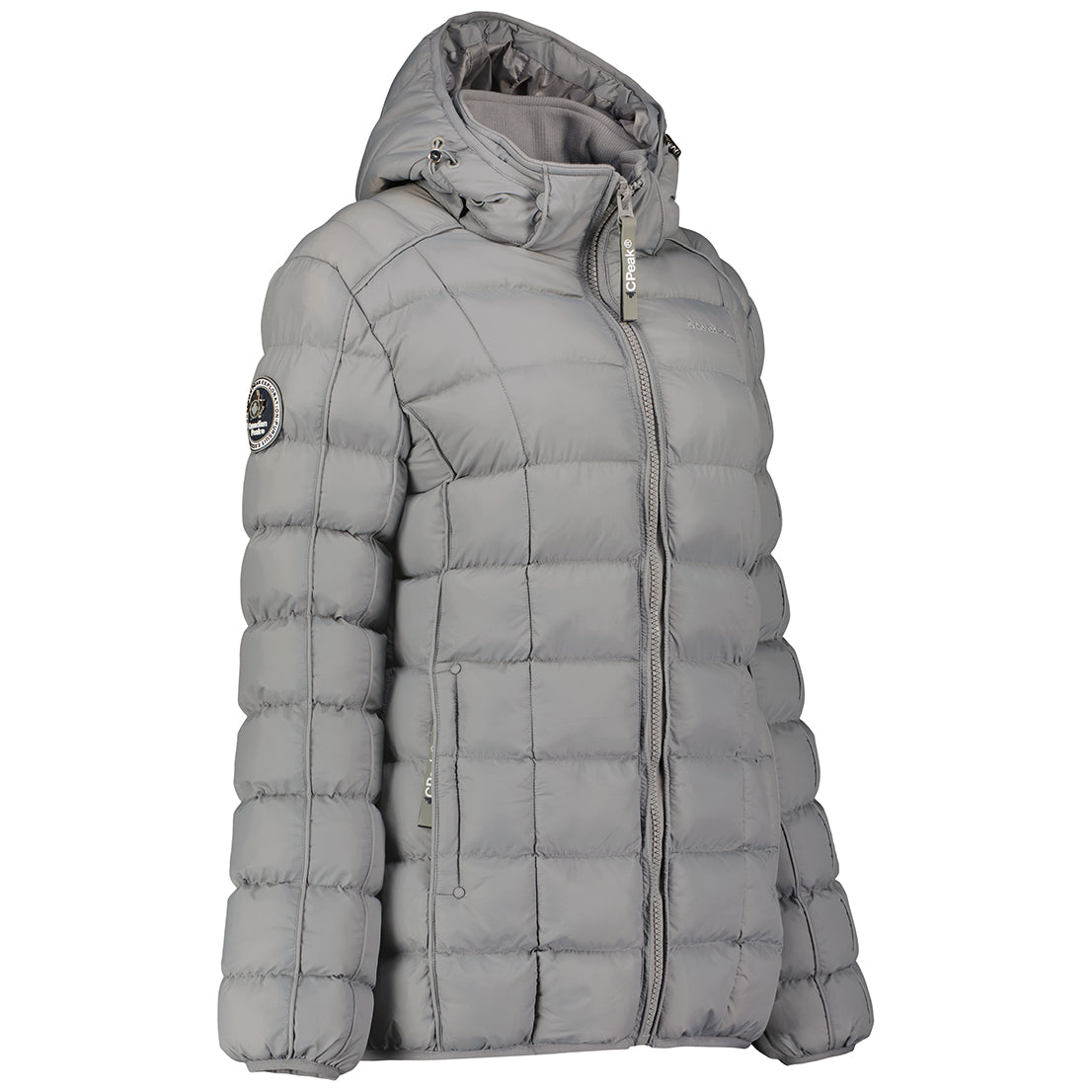 Canadian Peak Bambolineak Lady - Parka Longue Epaisse Chaude Femme Automne Hiver - Manteau Fin Capuche Fausse Fourure - Blouson Coupe Vent