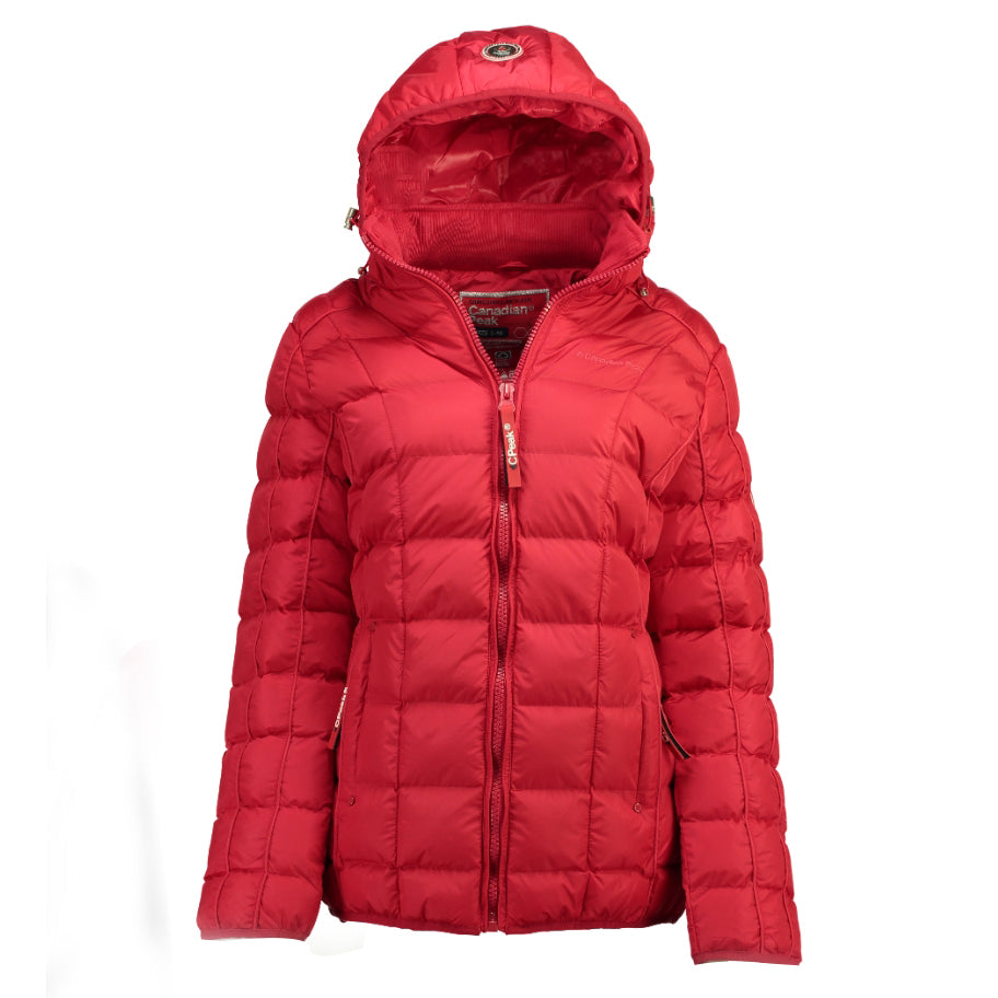 Canadian Peak Bambolineak Lady - Parka Longue Epaisse Chaude Femme Automne Hiver - Manteau Fin Capuche Fausse Fourure - Blouson Coupe Vent