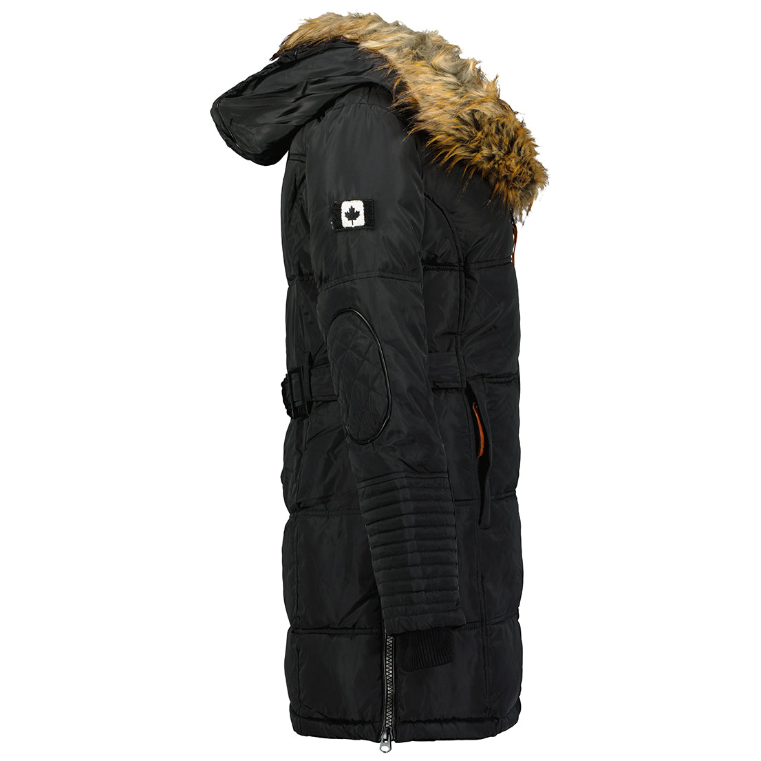 Canadian Peak Beauty Lady - Parka Longue Epaisse Chaude Femme Automne Hiver - Manteau Fin Capuche Fausse Fourure - Blouson Coupe Vent