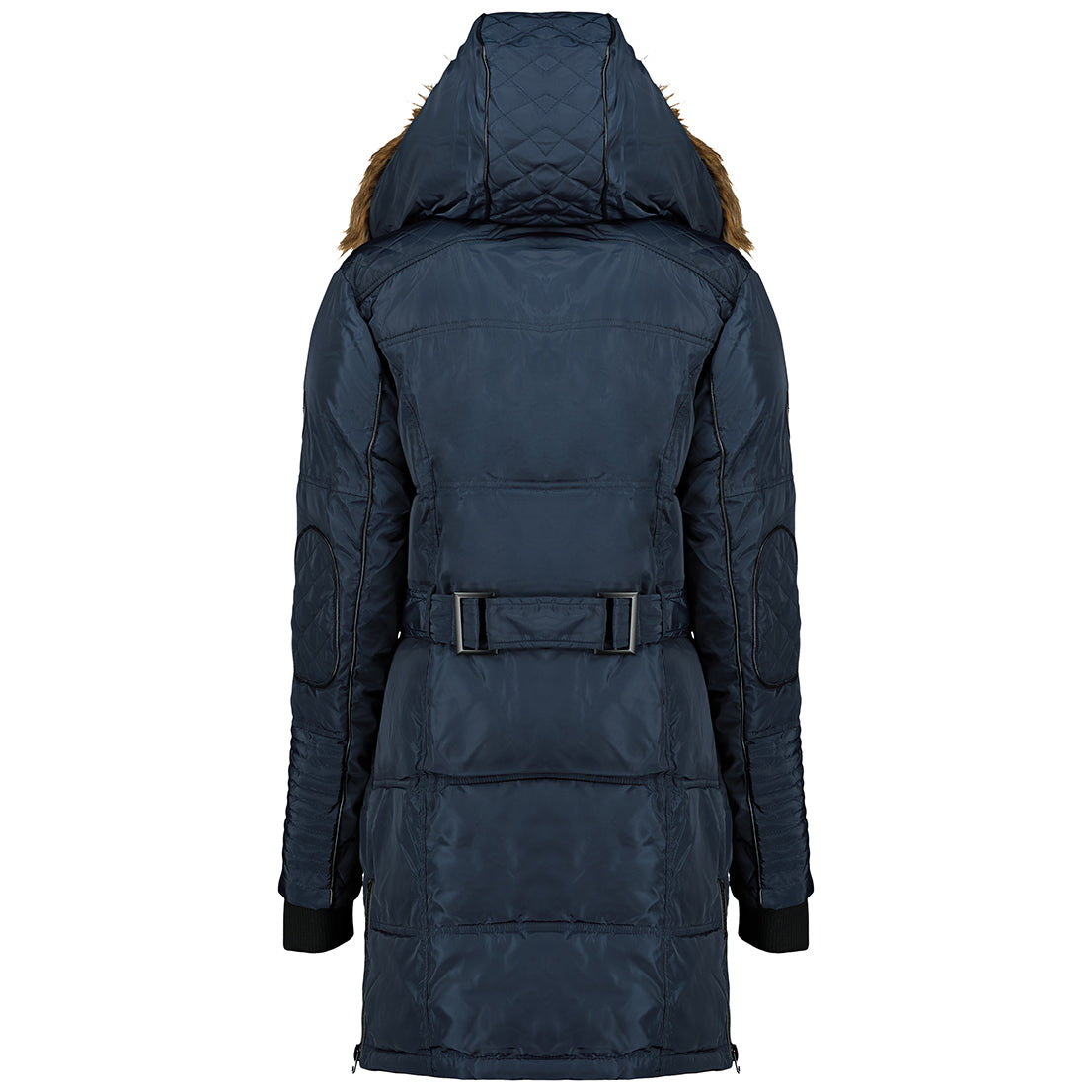 Canadian Peak Beauty Lady - Parka Longue Epaisse Chaude Femme Automne Hiver - Manteau Fin Capuche Fausse Fourure - Blouson Coupe Vent