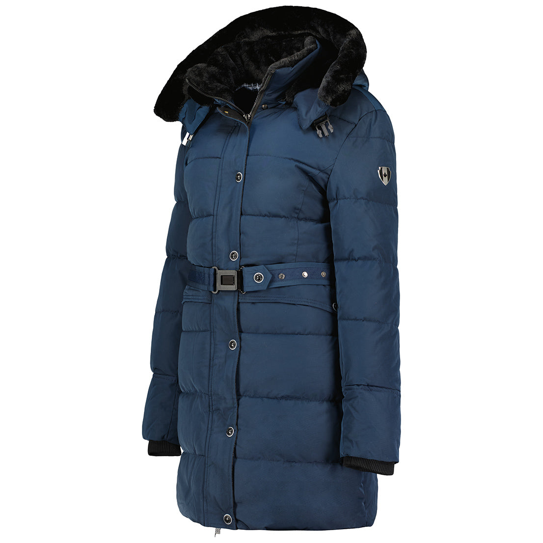 Canadian Peak Bettineak Lady - Parka Longue Epaisse Chaude Femme Automne Hiver - Manteau Fin Capuche Fausse Fourure - Blouson Coupe Vent