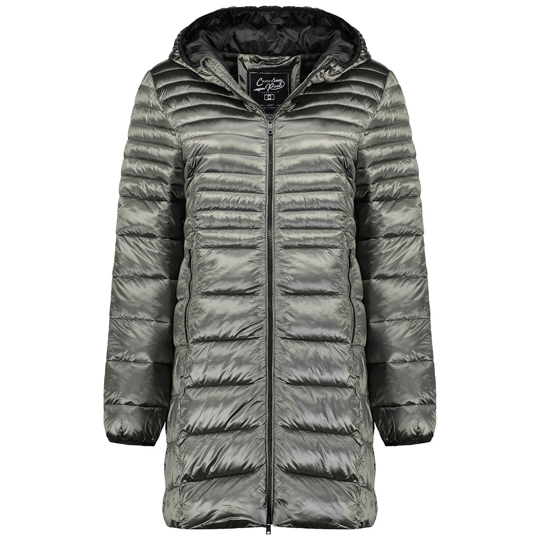 Canadian Peak Bodeak Lady - Parka Longue Epaisse Chaude Femme Automne Hiver - Manteau Fin Capuche Fausse Fourure - Blouson Coupe Vent