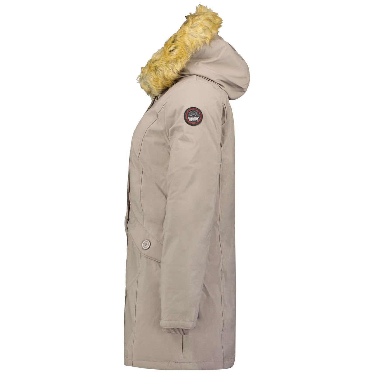 Canadian Peak Dinastipeak Lady - Parka Longue Epaisse Chaude Femme Automne Hiver - Manteau Fin Capuche Fausse Fourure - Blouson Coupe Vent