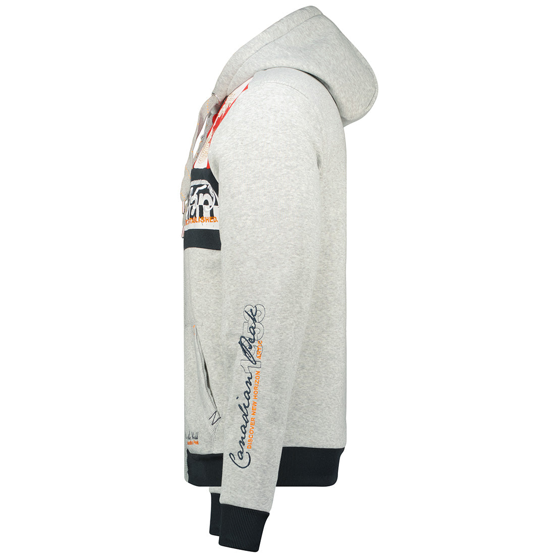 Geographical Norway Face Men - Sweat A Capuche Homme Avec Poches - Sweats Shirts Logo Homme - Sweat Shirt Hoody Manches Longues