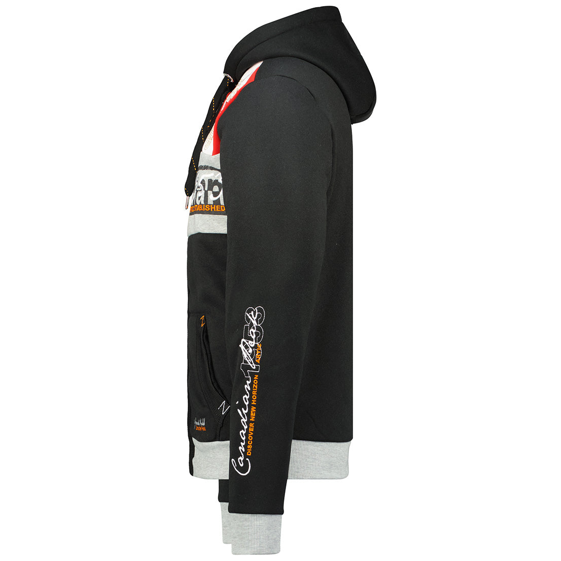 Geographical Norway Face Men - Sweat A Capuche Homme Avec Poches - Sweats Shirts Logo Homme - Sweat Shirt Hoody Manches Longues