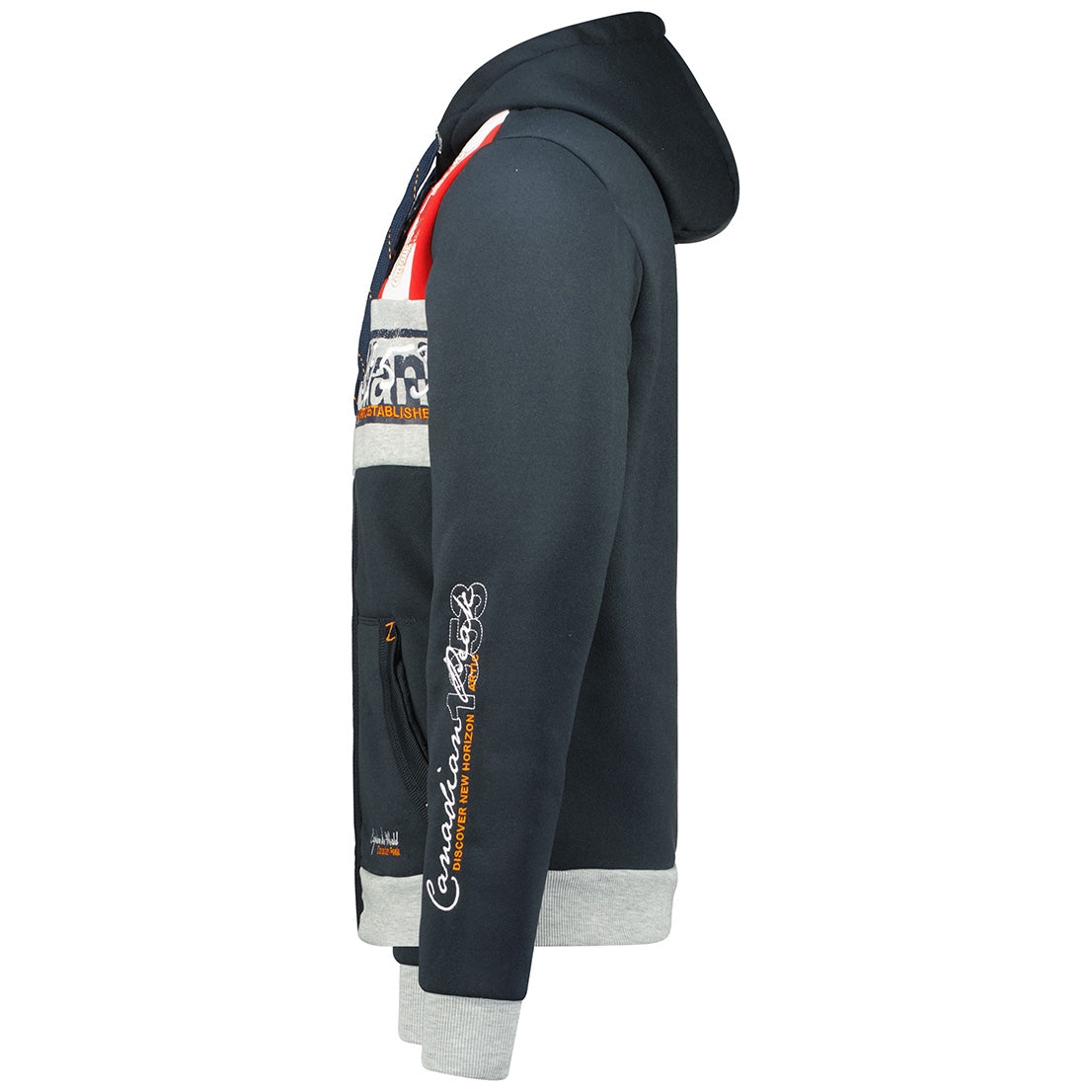 Geographical Norway Face Men - Sweat A Capuche Homme Avec Poches - Sweats Shirts Logo Homme - Sweat Shirt Hoody Manches Longues