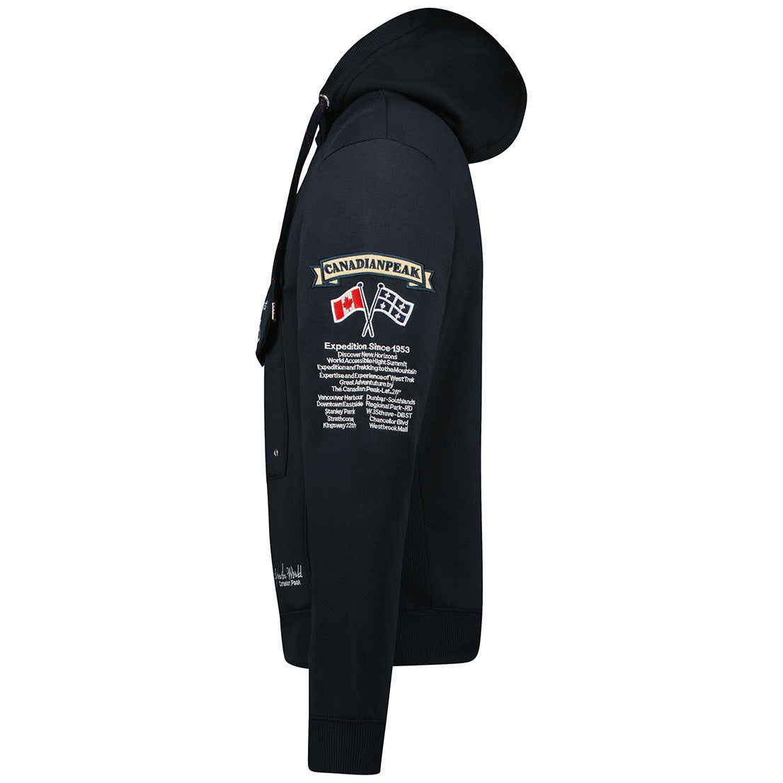 Geographical Norway Galapagos Men - Sweat A Capuche Homme Avec Poches - Sweats Shirts Logo Homme - Sweat Shirt Hoody Manches Longues