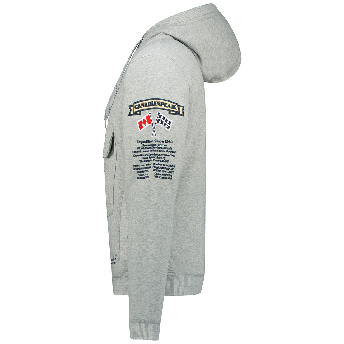 Geographical Norway Galapagos Men - Sweat A Capuche Homme Avec Poches - Sweats Shirts Logo Homme - Sweat Shirt Hoody Manches Longues
