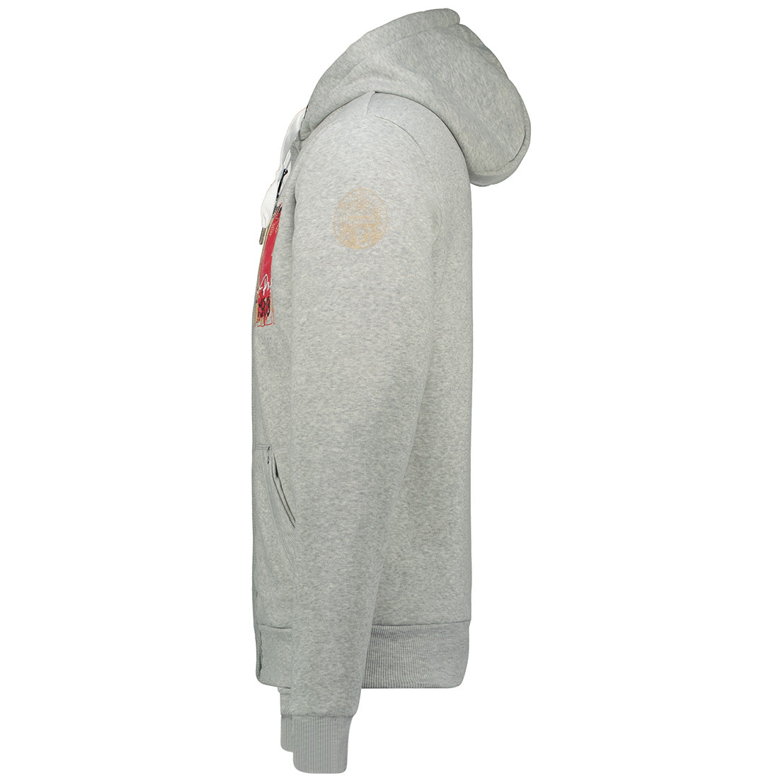 Geographical Norway Gayteak Men - Sweat A Capuche Homme Avec Poches - Sweats Shirts Logo Homme - Sweat Shirt Hoody Manches Longues