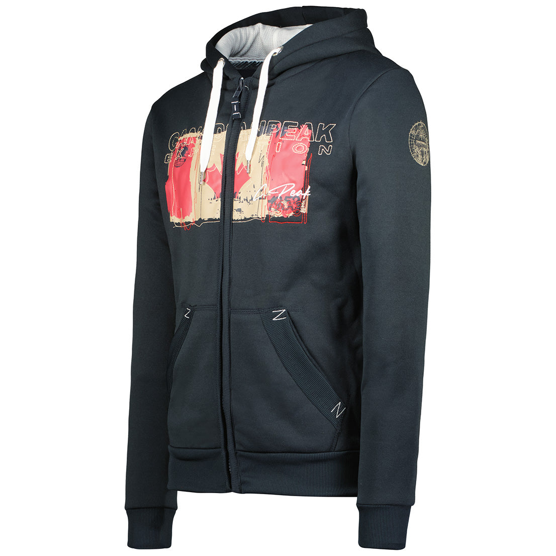 Geographical Norway Gayteak Men - Sweat A Capuche Homme Avec Poches - Sweats Shirts Logo Homme - Sweat Shirt Hoody Manches Longues