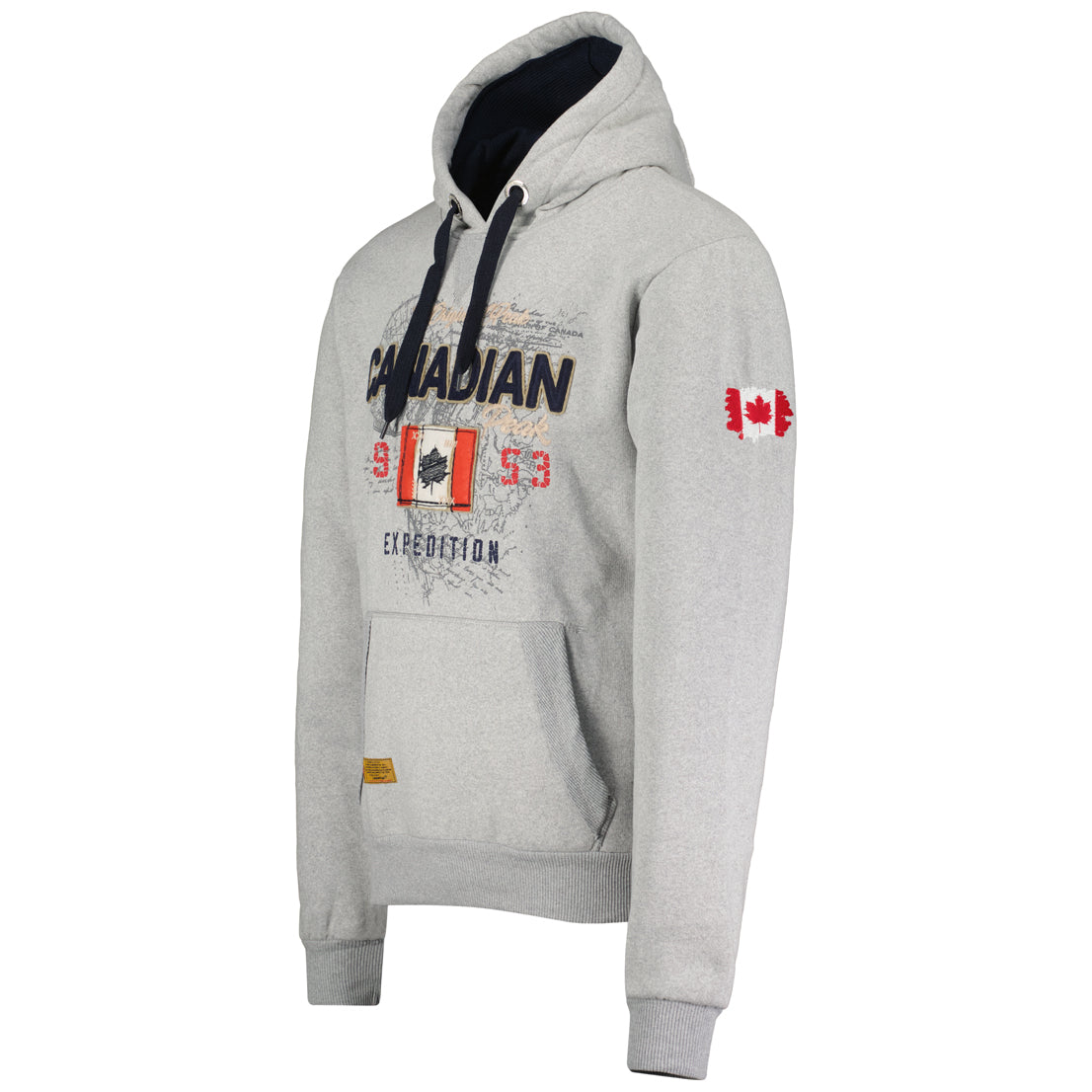 Canadian Peak Guitreak Men - Sweat Homme Capuche Poche Kangourou - Vêtement Sweatshirt Hoody Chaud Manches Longues