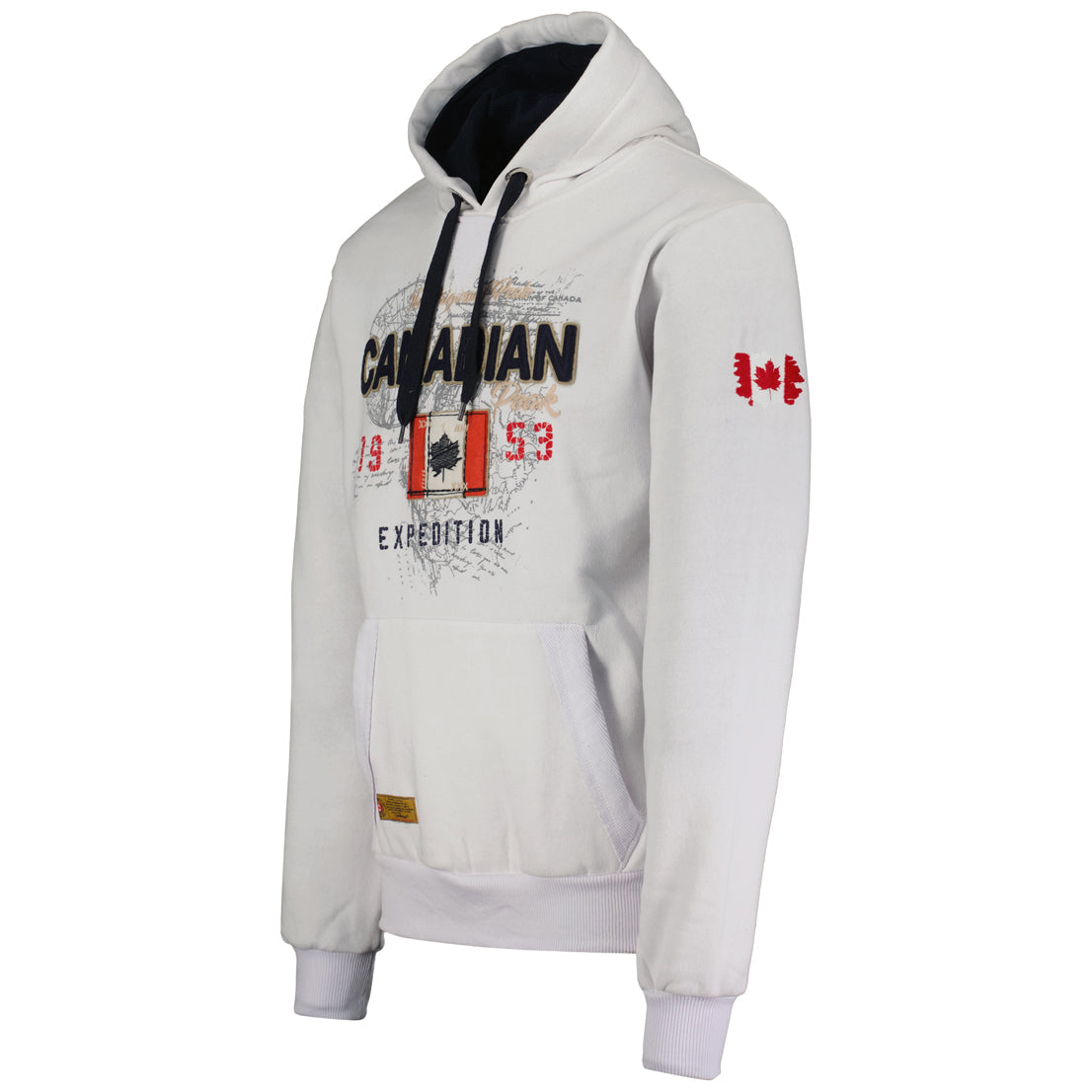 Canadian Peak Guitreak Men - Sweat Homme Capuche Poche Kangourou - Vêtement Sweatshirt Hoody Chaud Manches Longues