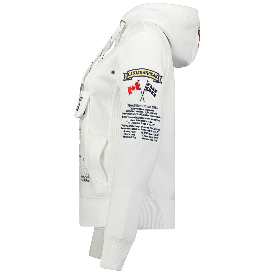 Geographical Norway Gyrelle Lady - Sweat Femme Capuche Avec Poches - Sweatshirt Femmes Manche Pull Manches Longues Chaud