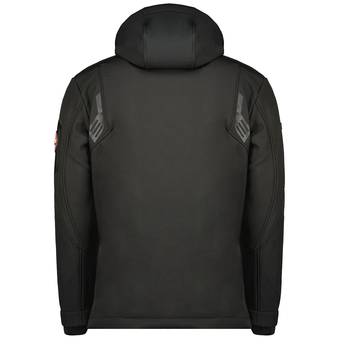 Geographical Norway Talenteak Men - Veste Softshell Capuche Homme Impermeable - Manteau Outdoor Blouson Coupe Vent Tactique Resistant