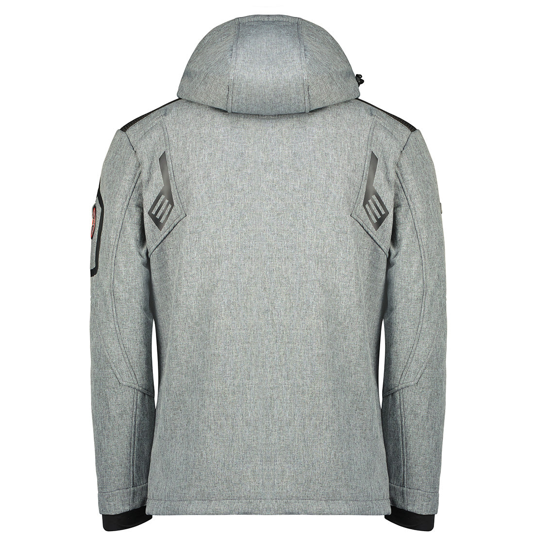 Geographical Norway Talenteak Men - Veste Softshell Capuche Homme Impermeable - Manteau Outdoor Blouson Coupe Vent Tactique Resistant