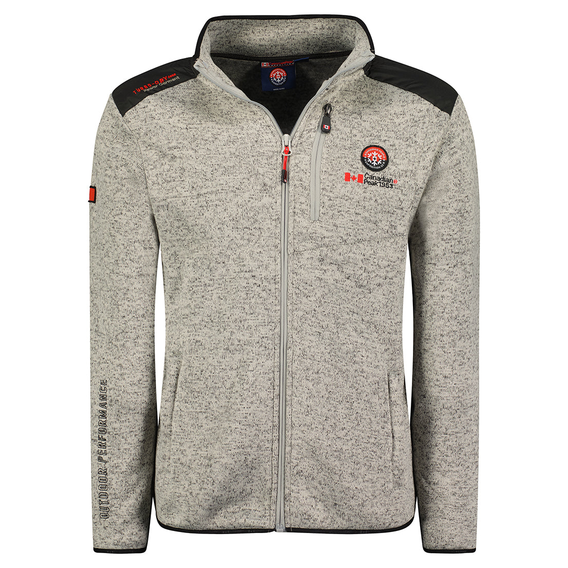 Canadian Peak Tavideak Homme Polaire Épaisse Chaude à Zip Hiver Doux