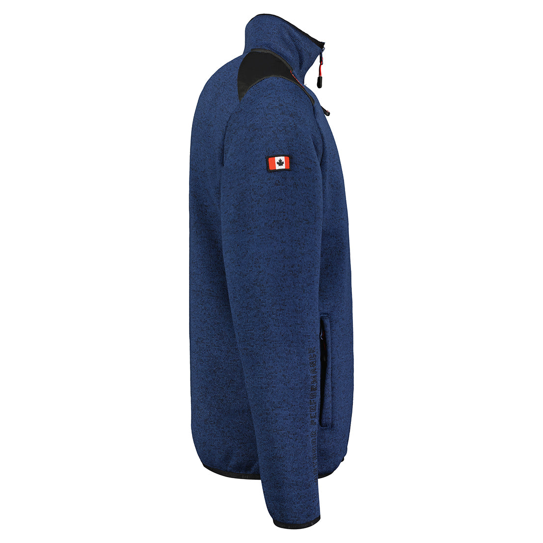 Canadian Peak Tavideak Men - Polaire Epaisse Homme Chaude Fermeture Zip - Veste Sweats Hiver Chaud Hommes Doux - Sweat Doublure Longues Manches