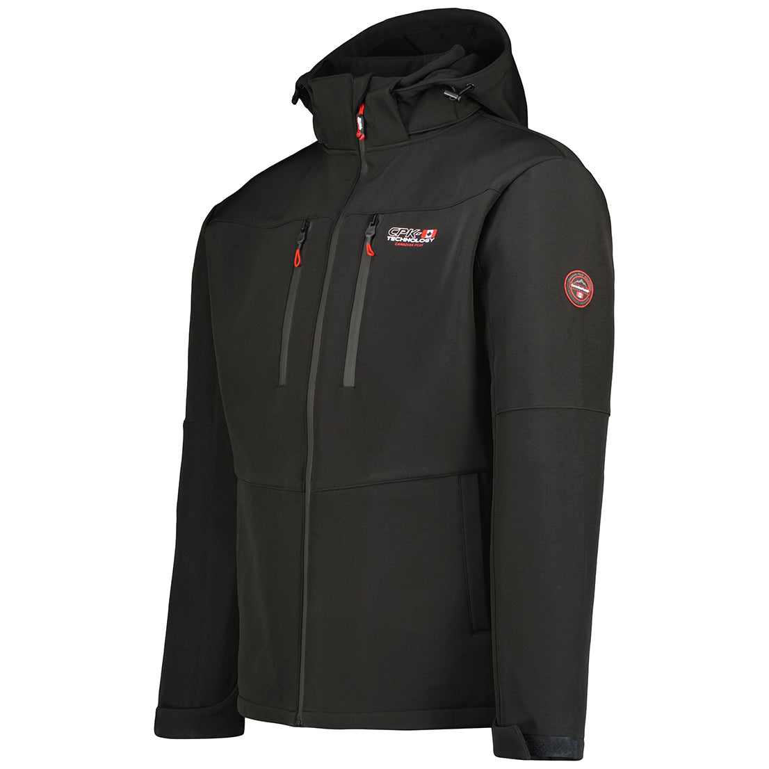 Canadian Peak Timmexeak Men - Veste Softshell Homme Impermeable à Capuche - Manteau Outdoor Blouson Coupe Vent Tactique Resistant