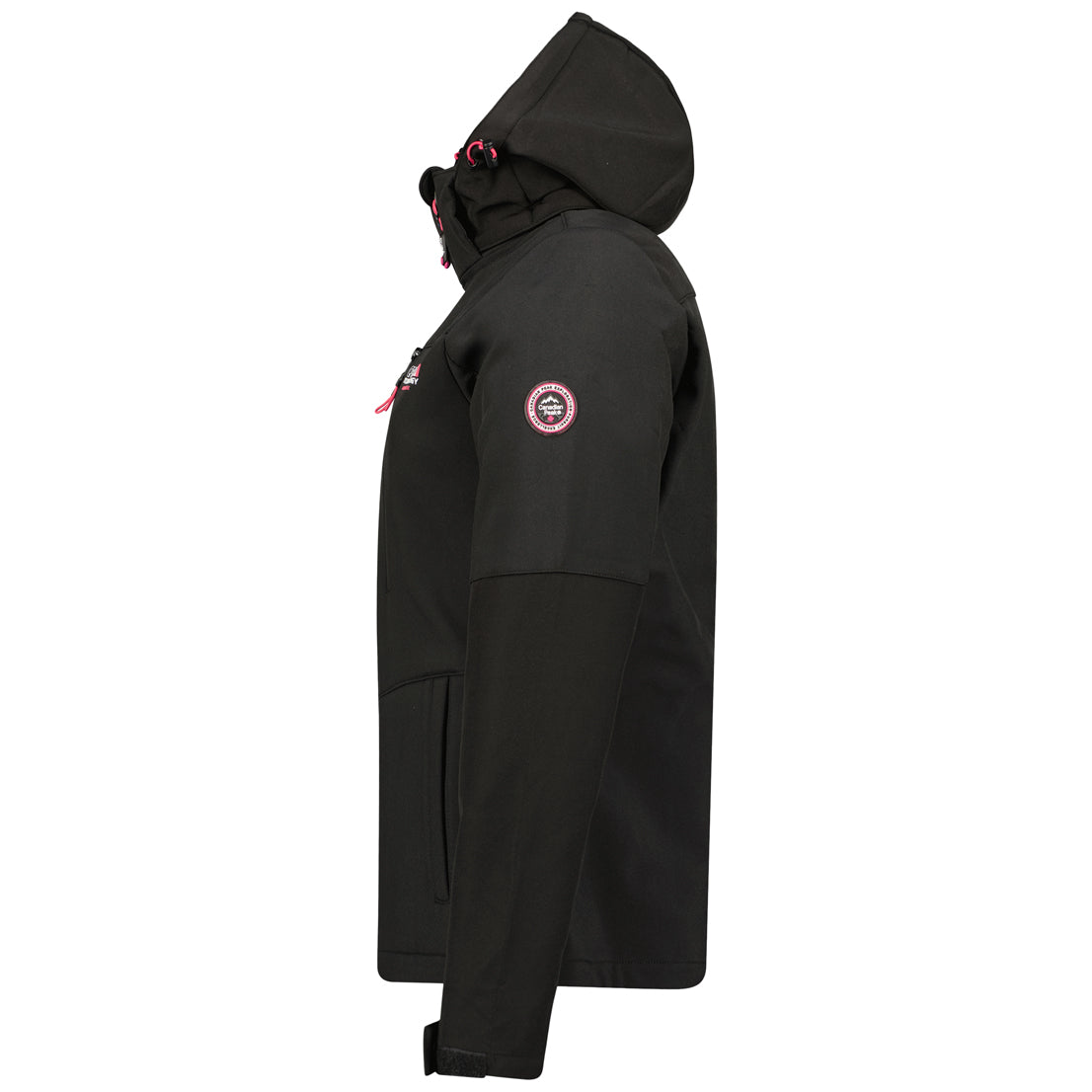 Canadian Peak Timmexeak Lady - Veste Femme Softshell Capuche Impermeable - Manteau Polaire Blouson Coupe Vent Resistant Travail