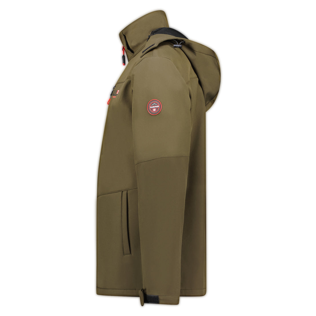 Canadian Peak Timmexeak Men - Veste Softshell Homme Impermeable à Capuche - Manteau Outdoor Blouson Coupe Vent Tactique Resistant