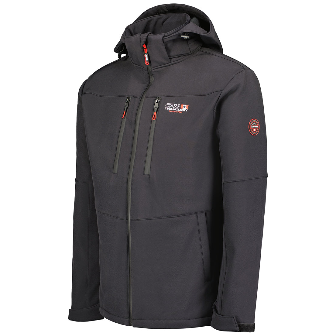 Canadian Peak Timmexeak Men - Veste Softshell Homme Impermeable à Capuche - Manteau Outdoor Blouson Coupe Vent Tactique Resistant