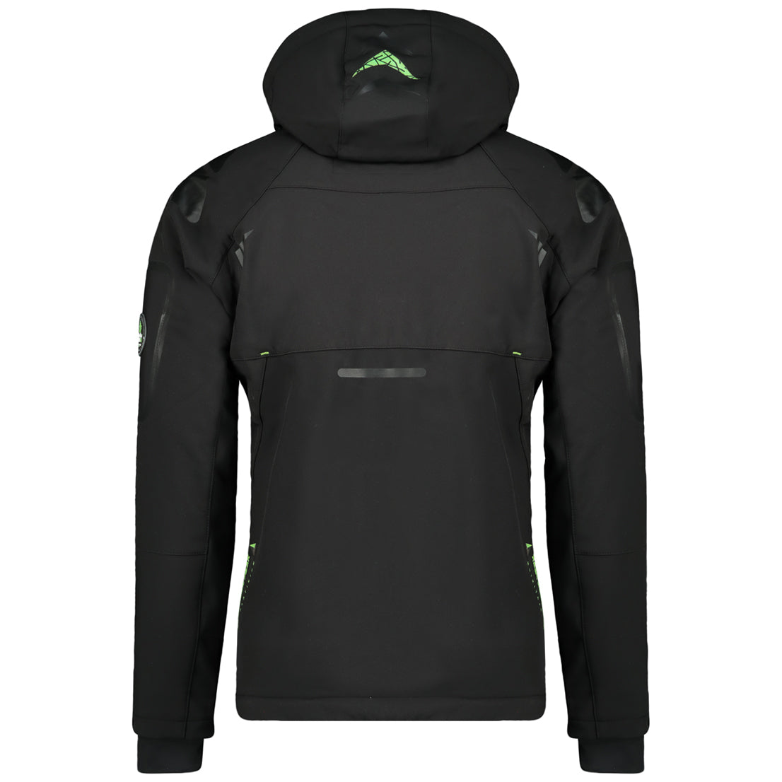 Geographical Norway Tourmaline Men - Veste Softshell Capuche Homme Impermeable - Manteau Outdoor Blouson Coupe Vent Tactique Resistant