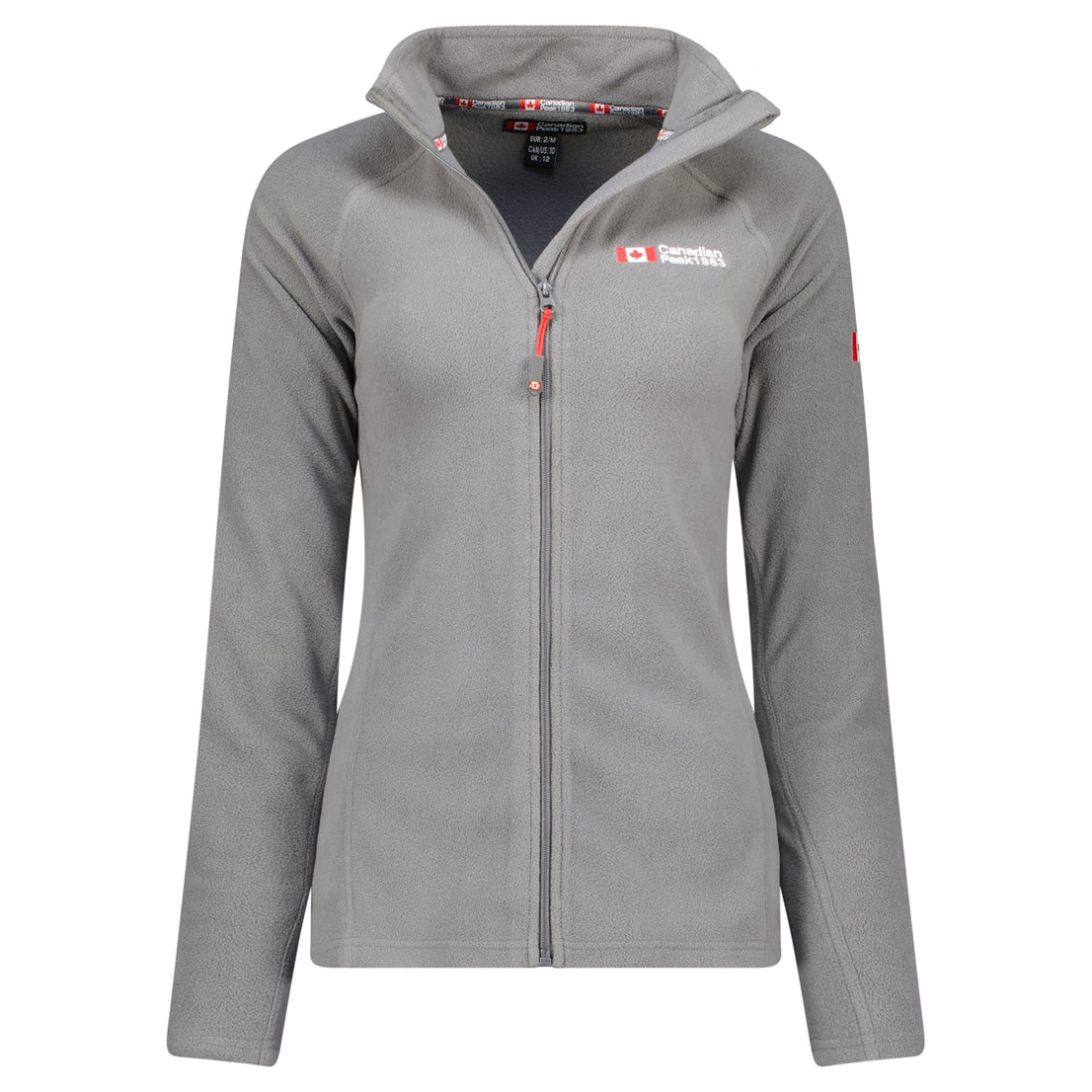 Canadian Peak Tugeak FZ Lady - Polaire Fine Femme Chaude Fermeture Zip - Veste Automne Hiver Printemps Chaud Femmes