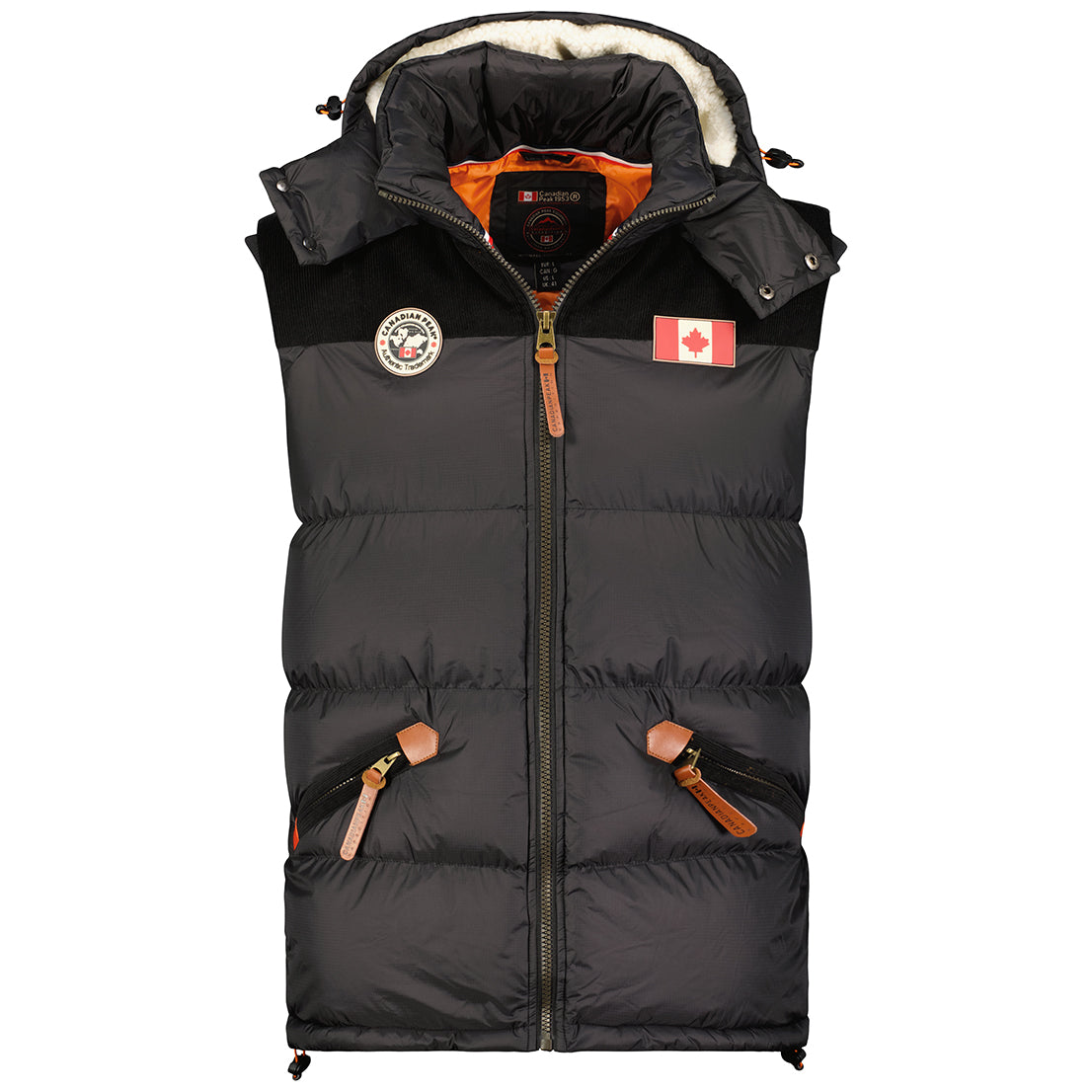 Canadian Peak Velianeak Men - Doudoune Homme Chaude Matelassee Sans Manche-Automne Hiver Printemps Ete - Veste Manteau Chaud