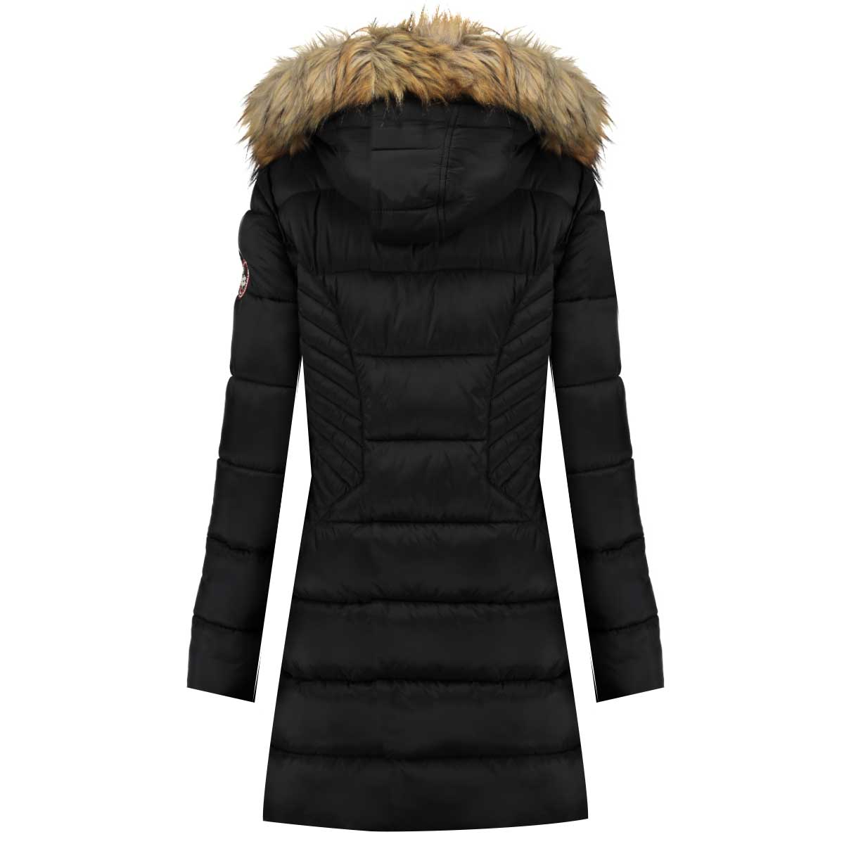 Canadian Peak Akapeak Lady - Parka Longue Epaisse Chaude Femme Automne Hiver - Manteau Fin Capuche Fausse Fourure - Blouson Coupe Vent