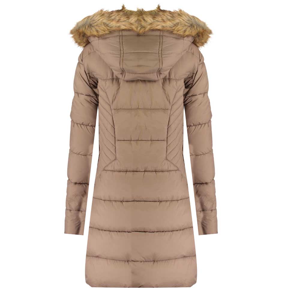 Canadian Peak Akapeak Lady - Parka Longue Epaisse Chaude Femme Automne Hiver - Manteau Fin Capuche Fausse Fourure - Blouson Coupe Vent