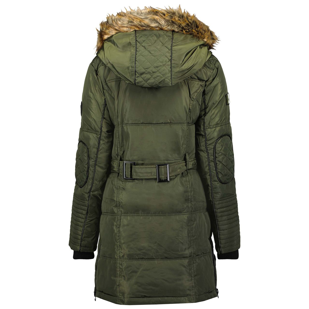 Canadian Peak Beauty Lady - Parka Longue Epaisse Chaude Femme Automne Hiver - Manteau Fin Capuche Fausse Fourure - Blouson Coupe Vent