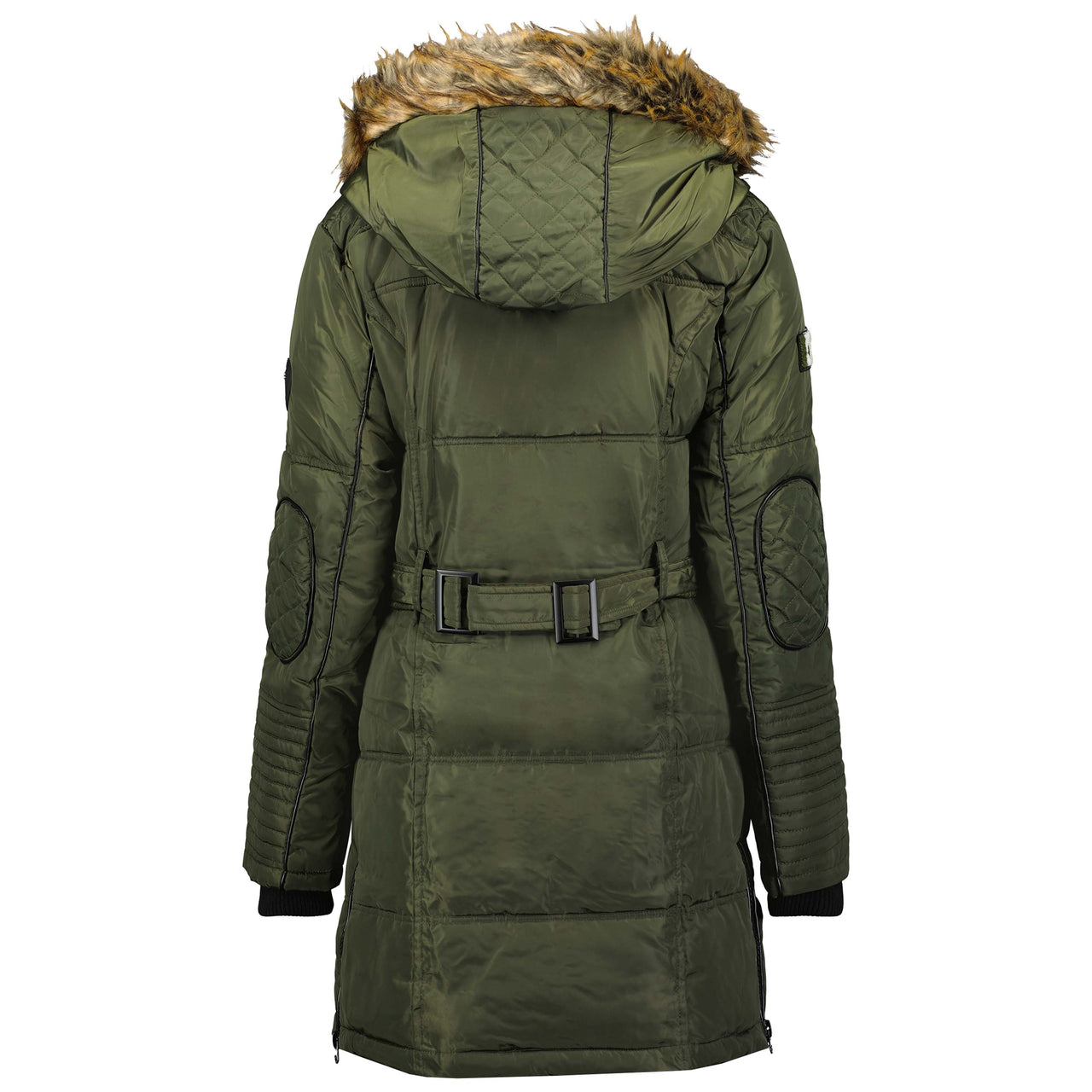 Canadian Peak Beauty Lady - Parka Longue Epaisse Chaude Femme Automne Hiver - Manteau Fin Capuche Fausse Fourure - Blouson Coupe Vent