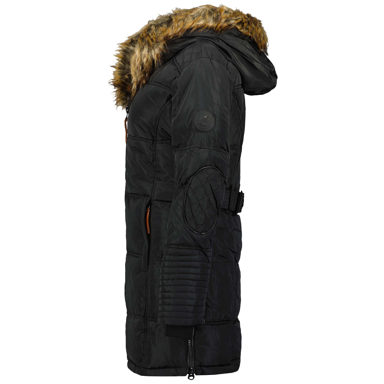 Canadian Peak Beauty Lady - Parka Longue Epaisse Chaude Femme Automne Hiver - Manteau Fin Capuche Fausse Fourure - Blouson Coupe Vent