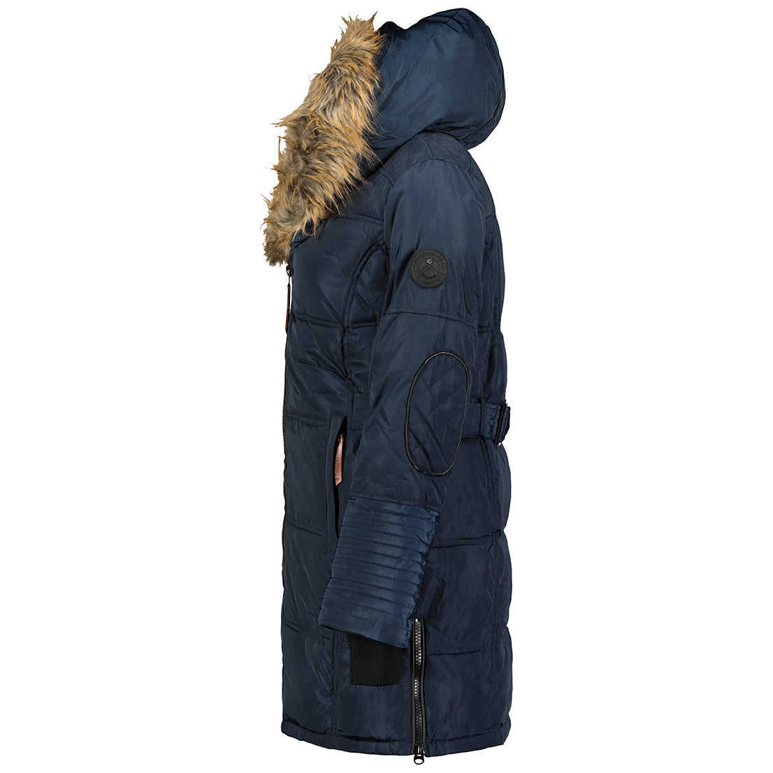 Canadian Peak Beauty Lady - Parka Longue Epaisse Chaude Femme Automne Hiver - Manteau Fin Capuche Fausse Fourure - Blouson Coupe Vent