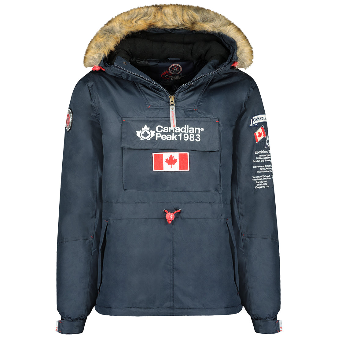 Canadian Peak Bonopeak Men - Doudoune Homme Capuche - Chaude Matelassee Automne Hiver - Veste Manteau Chaud
