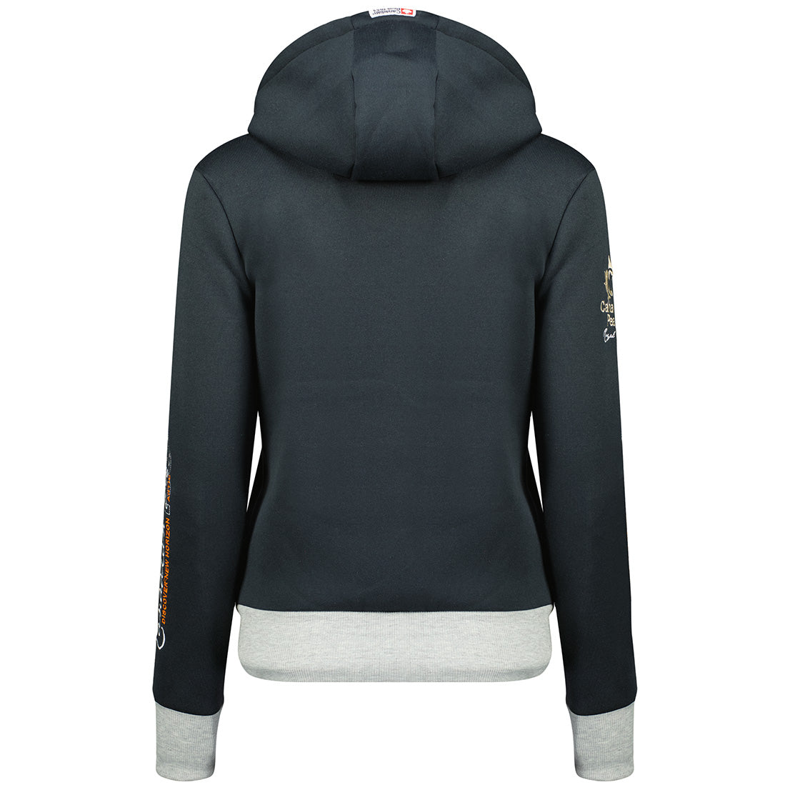 Geographical Norway Face Lady - Sweat Femme Capuche Avec Poches - Sweatshirt Femmes Manche Pull Casual Manches Longues Chaud