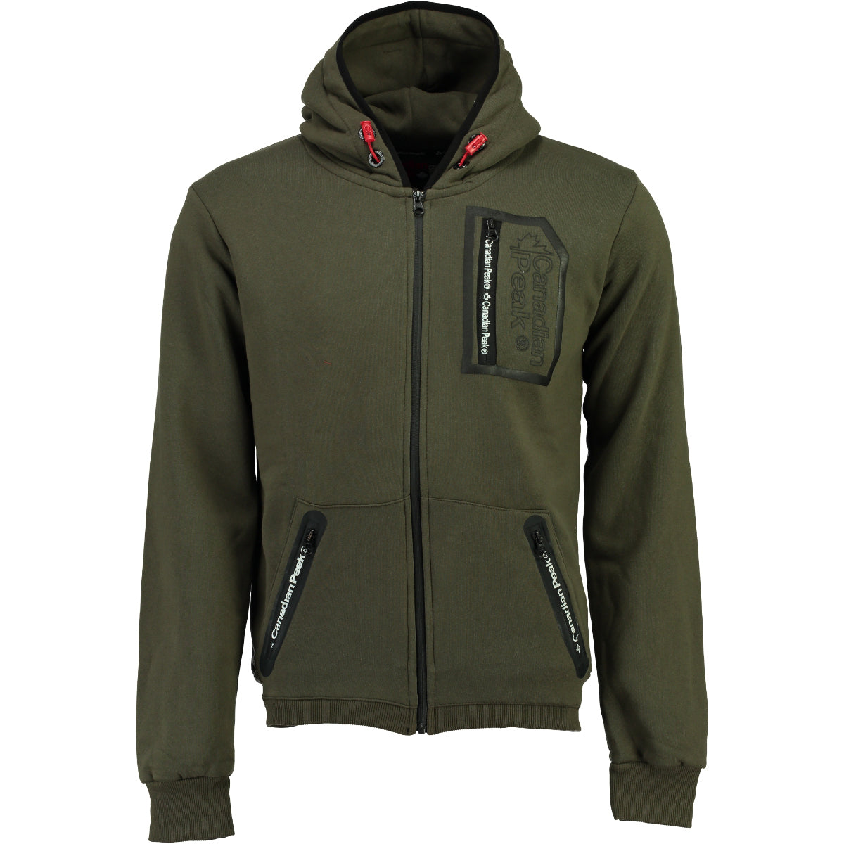 Canadian Peak Fonaldo Men - Sweat Homme Capuche Poche Kangourou - Vêtement Sweatshirt Hoody Chaud Manches Longues