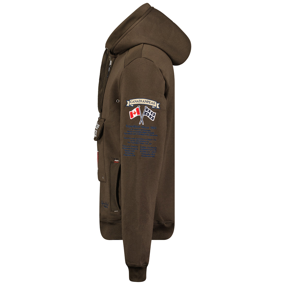 Geographical Norway Galapagos Men - Sweat A Capuche Homme Avec Poches - Sweats Shirts Logo Homme - Sweat Shirt Hoody Manches Longues
