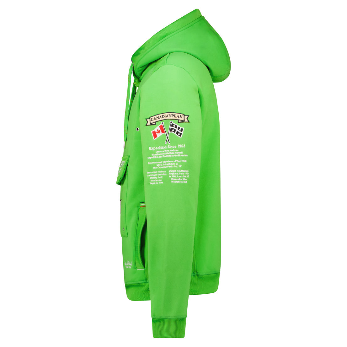 Geographical Norway Galapagos Men - Sweat A Capuche Homme Avec Poches - Sweats Shirts Logo Homme - Sweat Shirt Hoody Manches Longues