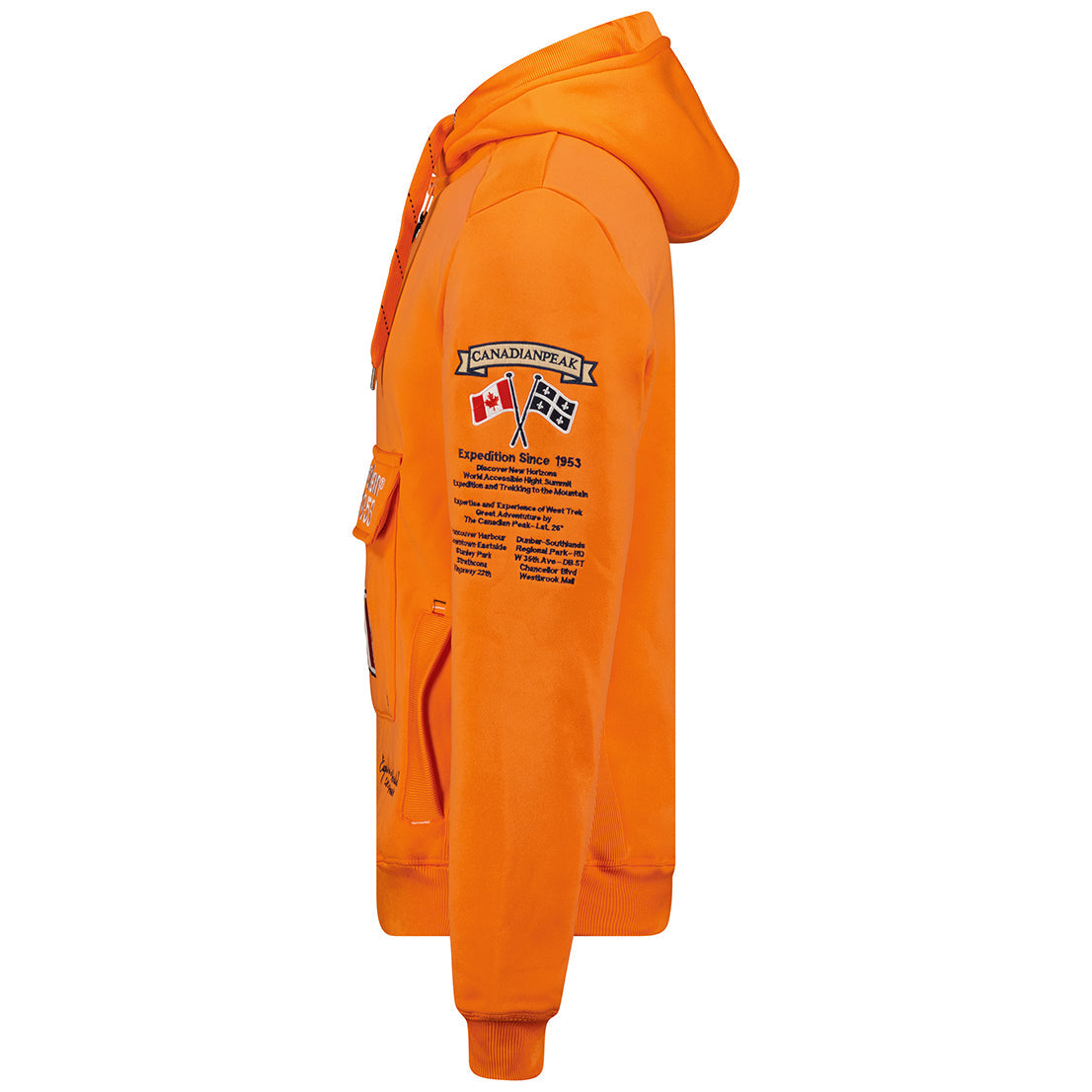 Geographical Norway Galapagos Men - Sweat A Capuche Homme Avec Poches - Sweats Shirts Logo Homme - Sweat Shirt Hoody Manches Longues