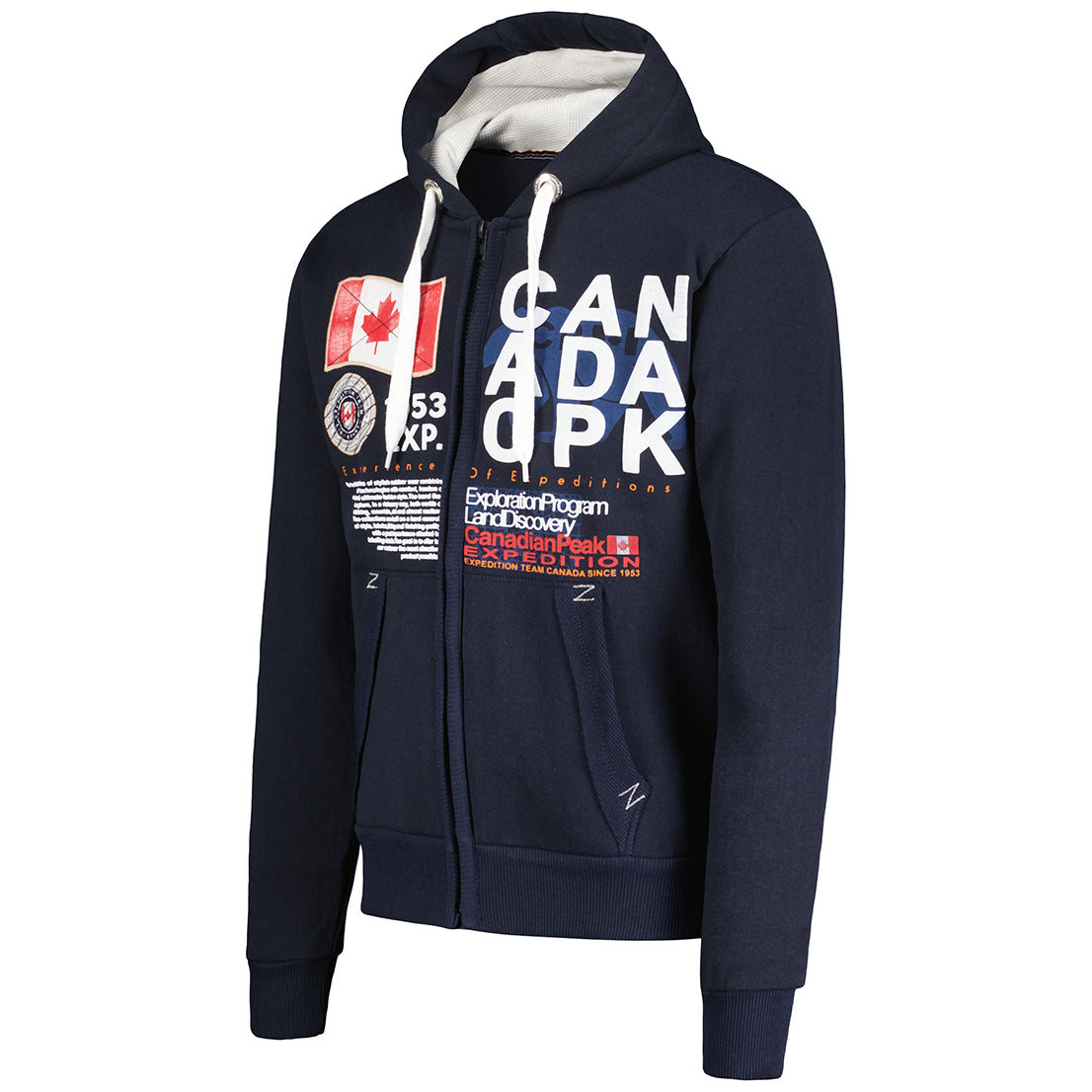 Canadian Peak Gasadeak Men - Sweat Homme Capuche Poche Kangourou - Vêtement Sweatshirt Hoody Chaud Manches Longues