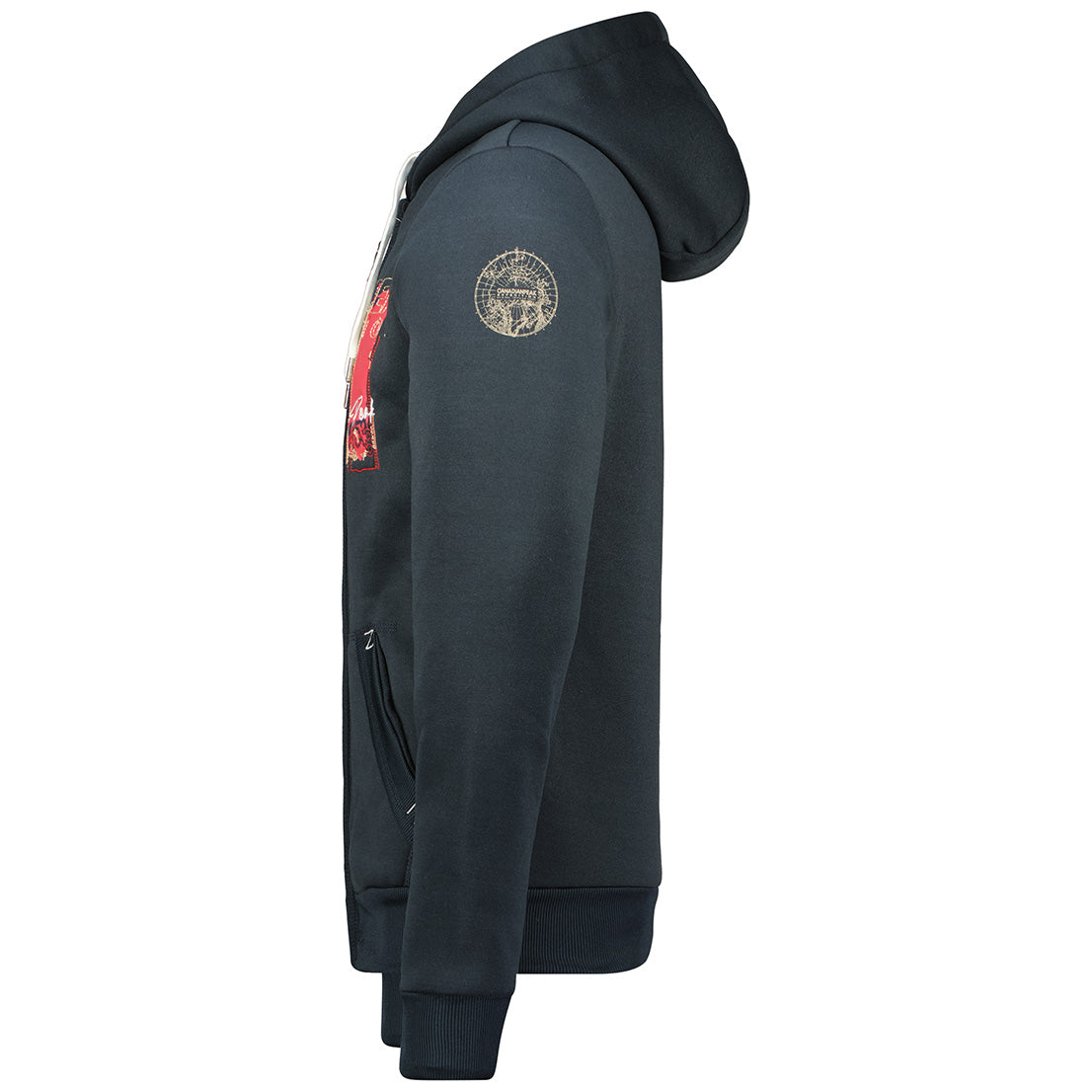 Geographical Norway Gayteak Men - Sweat A Capuche Homme Avec Poches - Sweats Shirts Logo Homme - Sweat Shirt Hoody Manches Longues