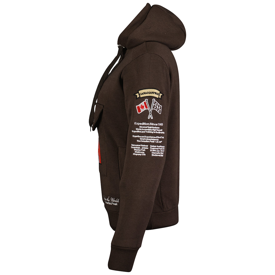 Geographical Norway Gyrelle Lady - Sweat Femme Capuche Avec Poches - Sweatshirt Femmes Manche Pull Manches Longues Chaud