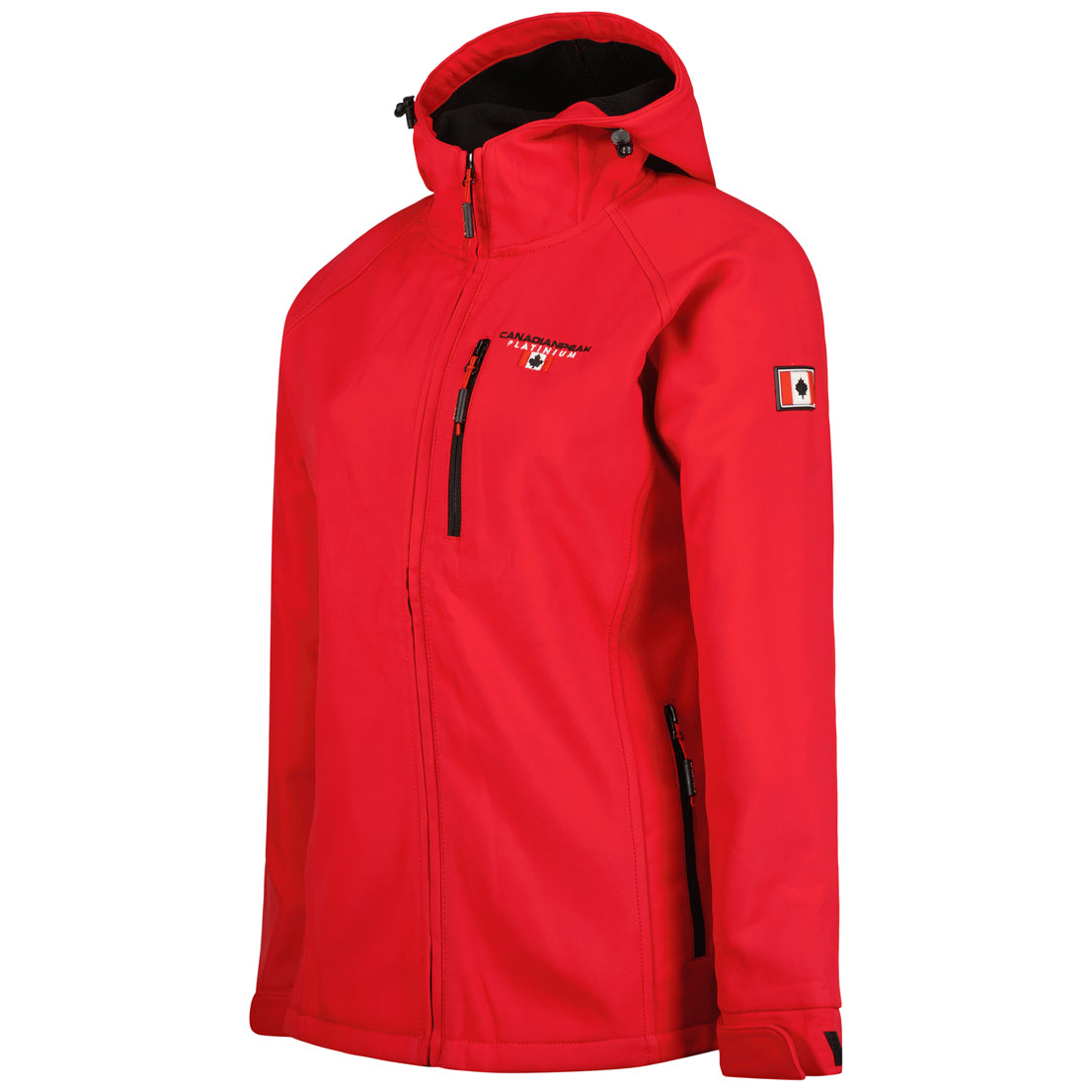 Canadian Peak Tacereak Lady - Veste Femme Softshell Capuche Impermeable - Manteau Polaire Blouson Coupe Vent Resistant Travail