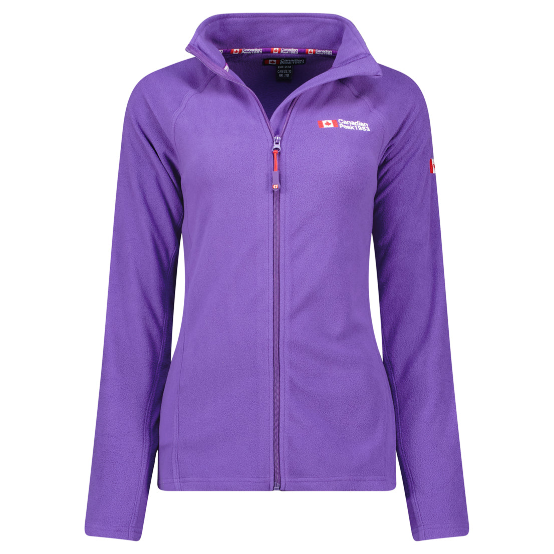 Polaire Fine Femme Canadian Peak - Veste Chaude Zip Fermeture - Pour Automne, Hiver, Printemps - Confort Et Légèreté